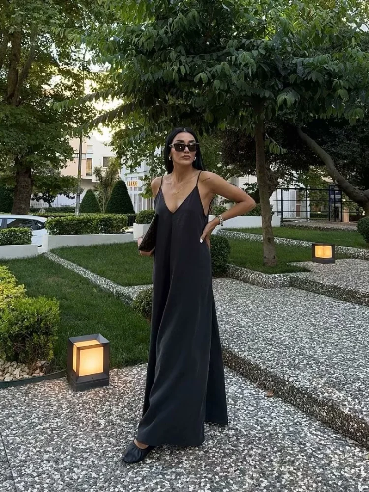 Vestido Longo de Alça
