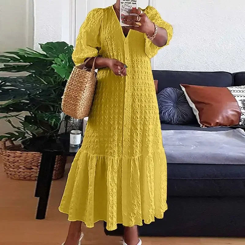Vestido Longo Plissado Zenobia