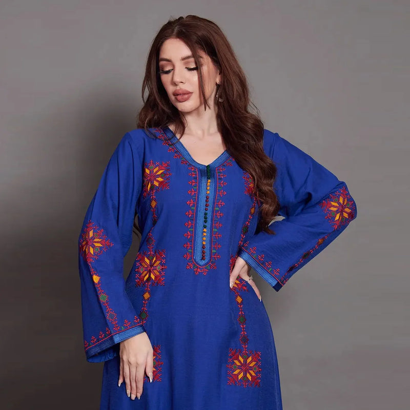 Vestido Longo Bordado Orlena