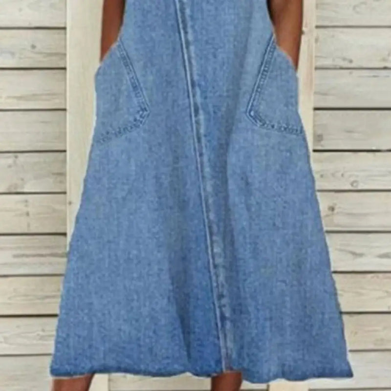 Vestido Midi Jeans