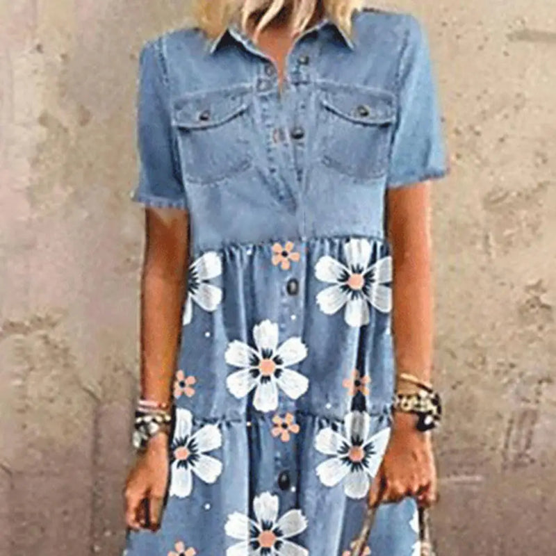 Vestido de Camisa Plissada Miris