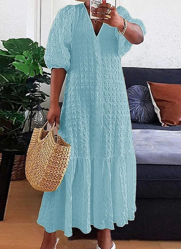 Vestido Longo Plissado Zenobia