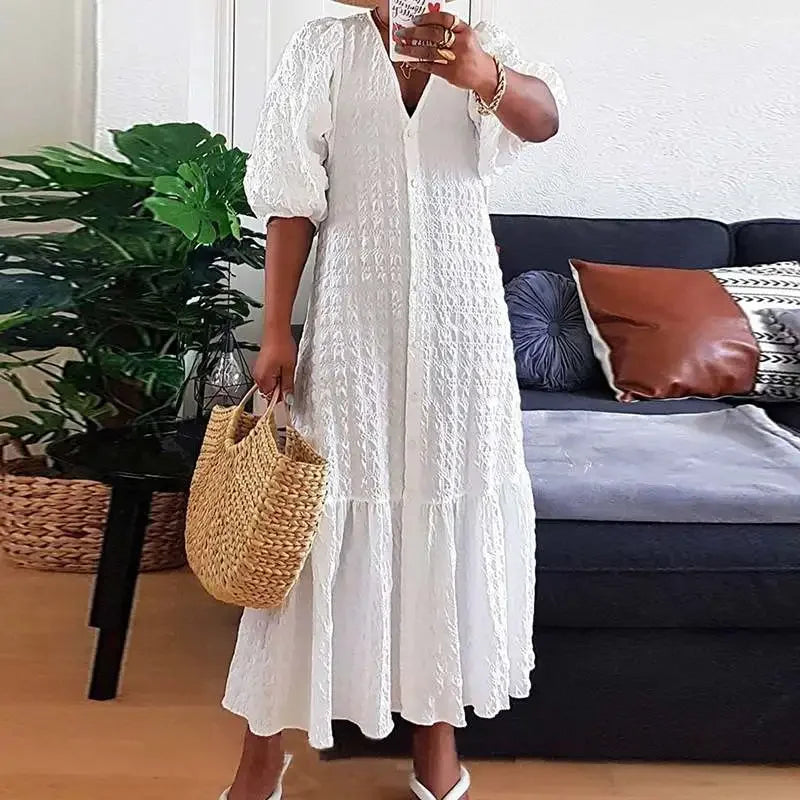 Vestido Longo Plissado Zenobia