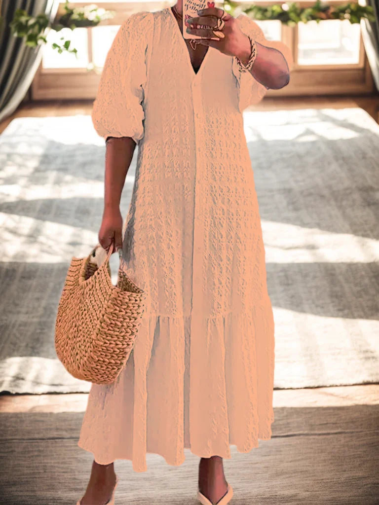 Vestido Longo Plissado Zenobia