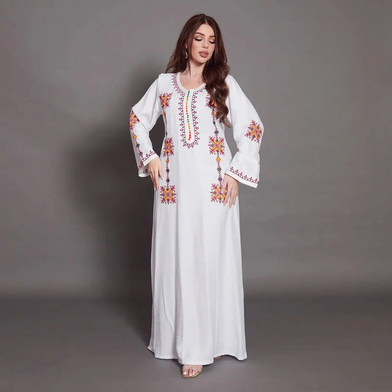 Vestido Longo Bordado Orlena