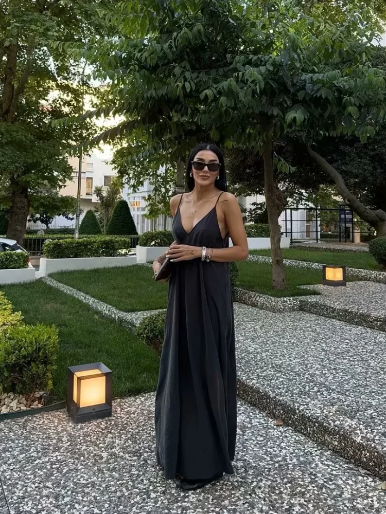 Vestido Longo de Alça