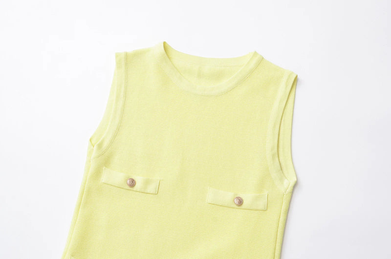 Vestido Curto com Bolsos Séfora