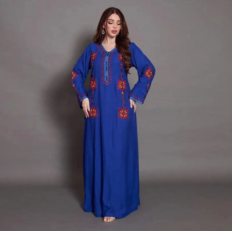 Vestido Longo Bordado Orlena