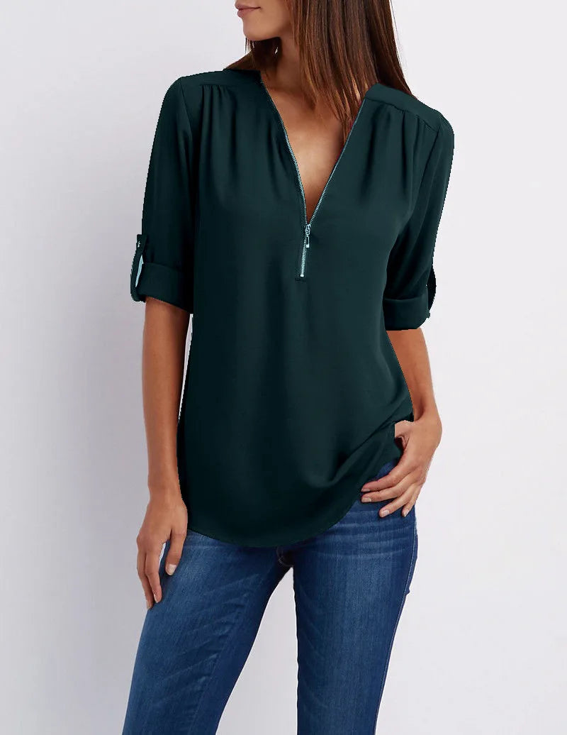Blusa Feminina Social Alerrandra
