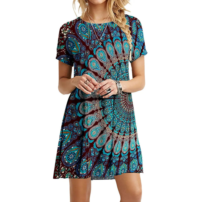 Vestido Estampado Efigênia