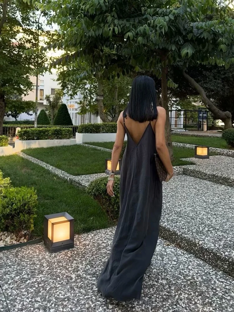 Vestido Longo de Alça