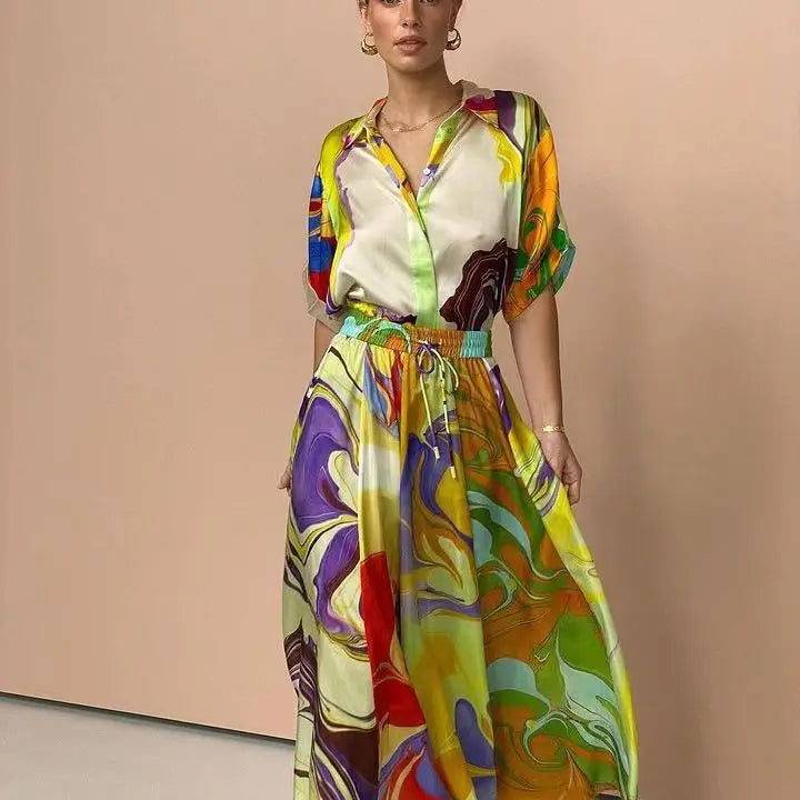 Conjunto Feminino Estampado Bernise