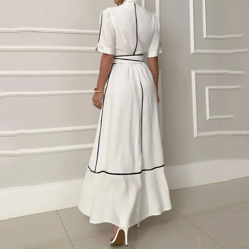 Vestido Longo com Cinto