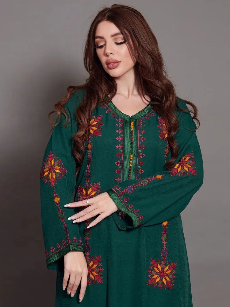 Vestido Longo Bordado Orlena