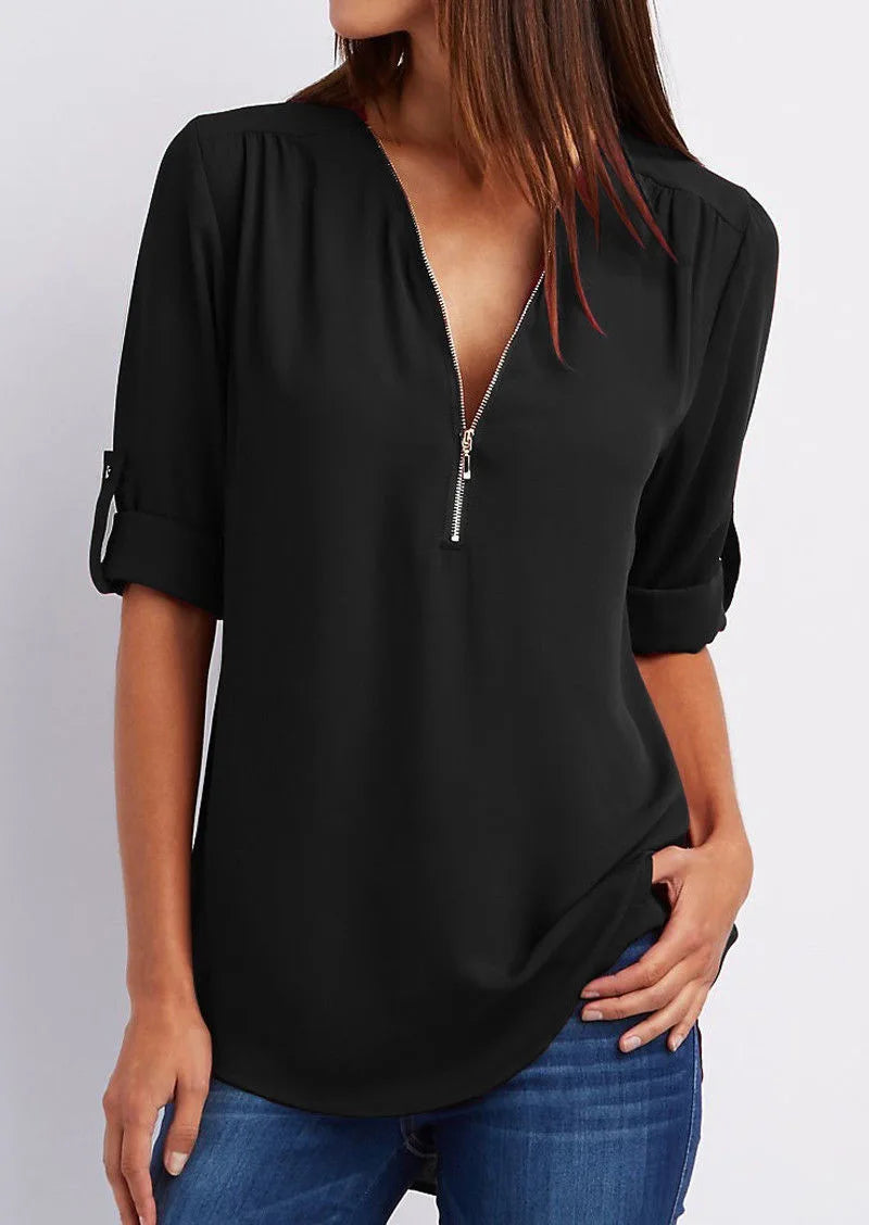Blusa Feminina Social Alerrandra