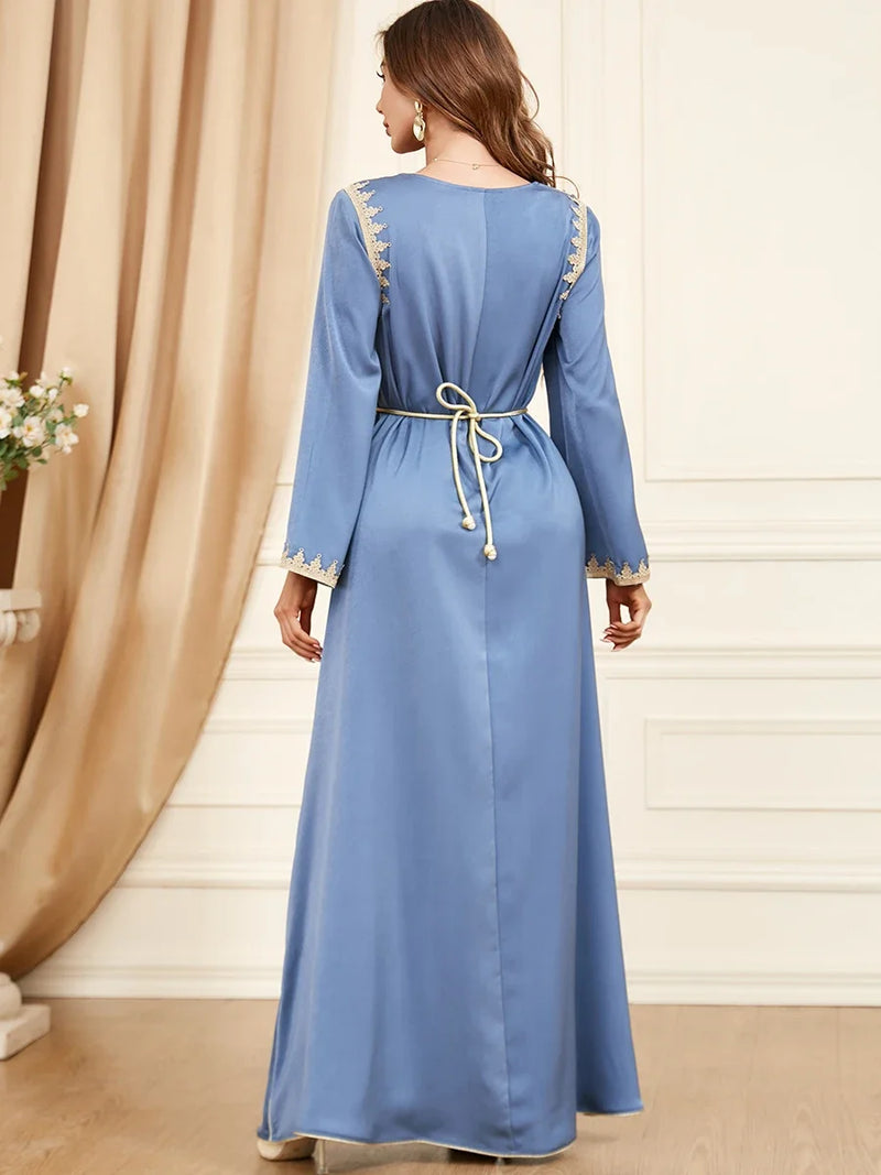 Vestido Longo com Cordão Titania