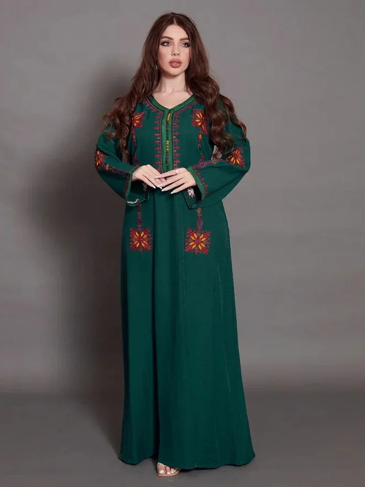 Vestido Longo Bordado Orlena