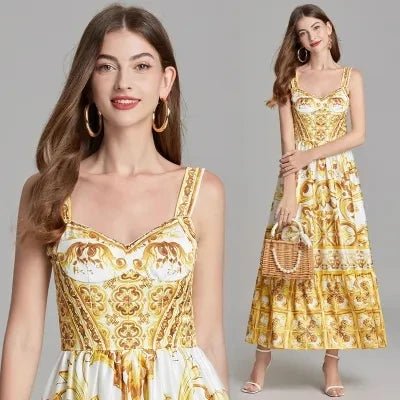 Vestido Feminino com Alça Spaghetti Fabienne - Vennanci