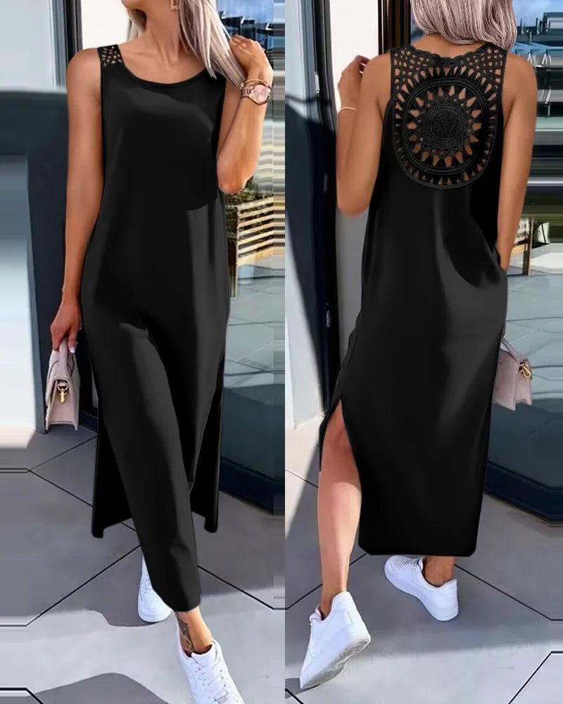 Vestido Feminino Longo Sem Mangas Julietta - Vennanci