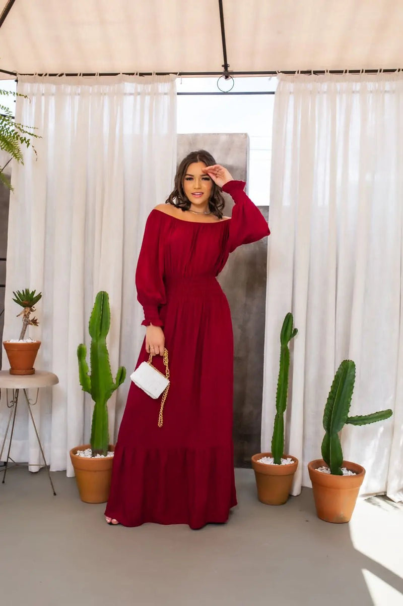 Vestido Feminino Manga Longa Emília - Vennanci