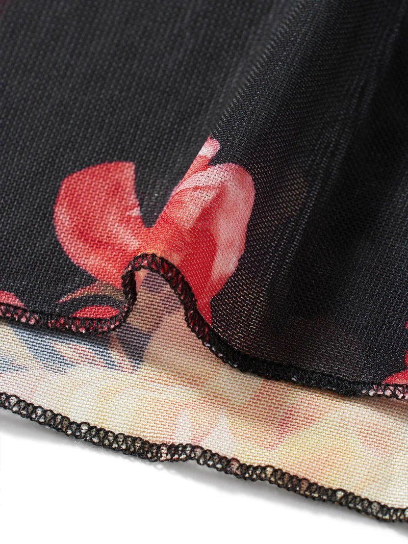 Vestido Floral Sem Mangas Mireya - Vennanci
