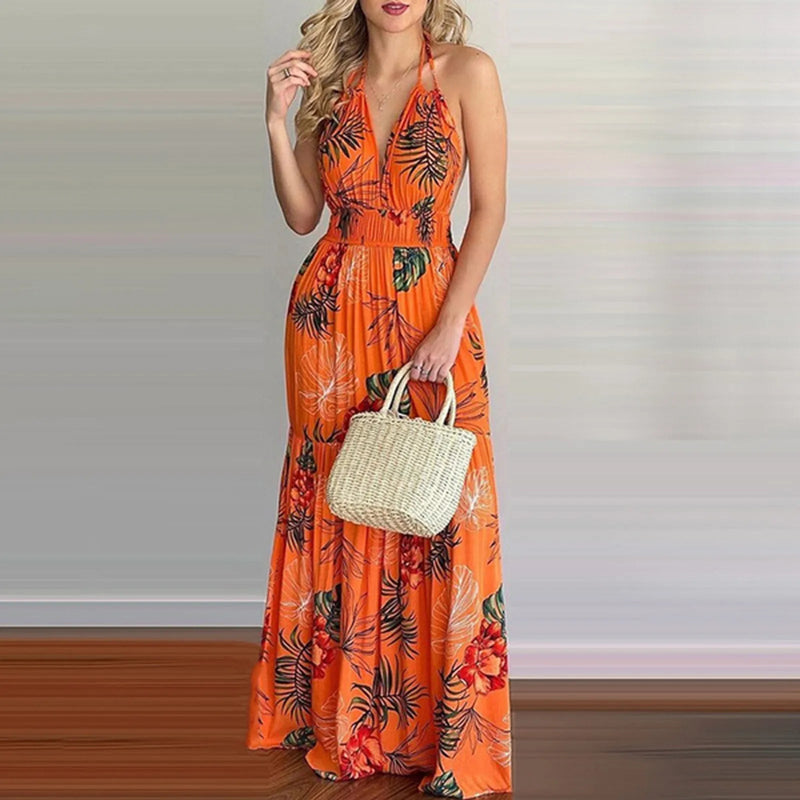 Vestido Longo Boémia Floral - Vennanci