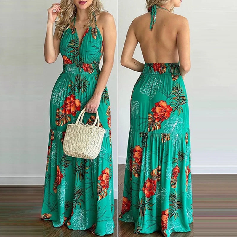 Vestido Longo Boémia Floral - Vennanci