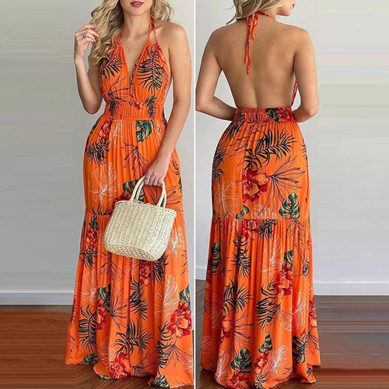 Vestido Longo Boémia Floral - Vennanci