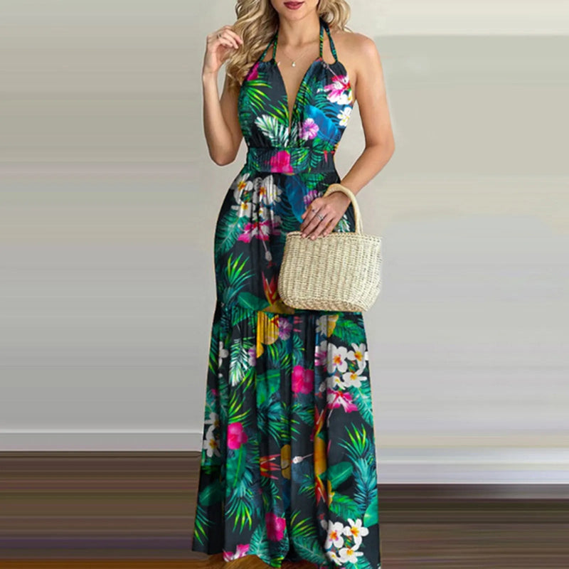 Vestido Longo Boémia Floral - Vennanci