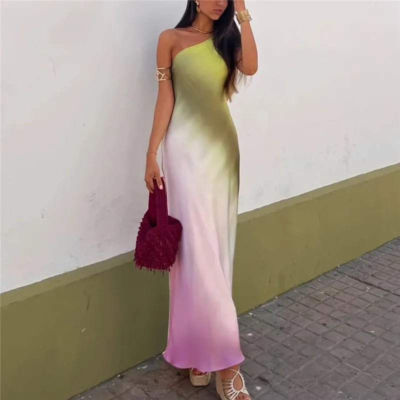 Vestido Longo Colorido Isys - Vennanci