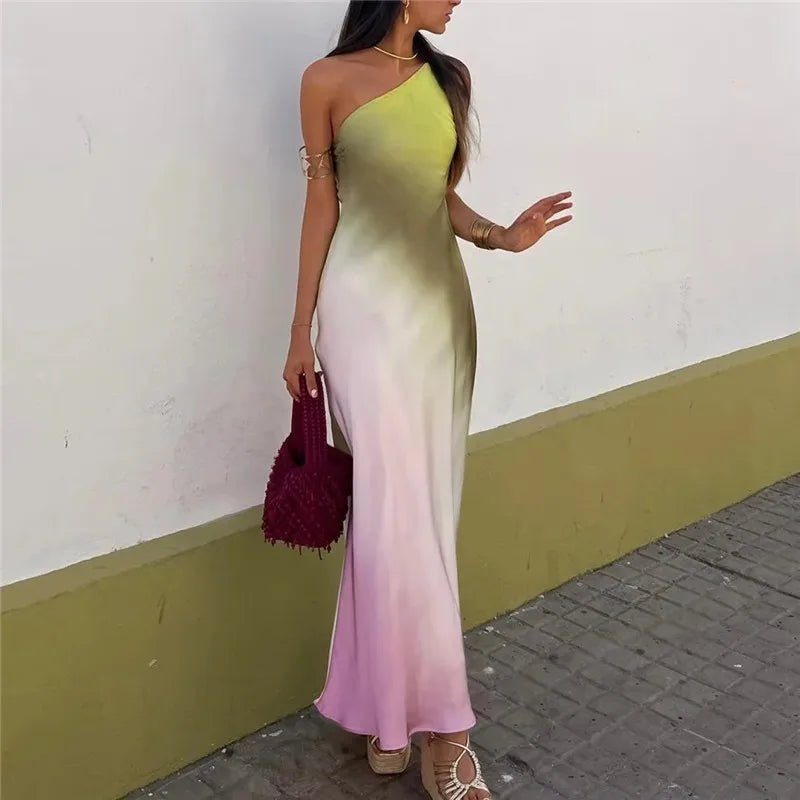 Vestido Longo Colorido Isys - Vennanci