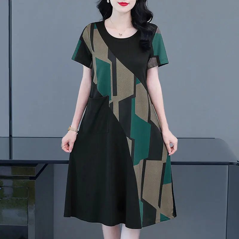 Vestido Solto Estampado Sheyla - Vennanci