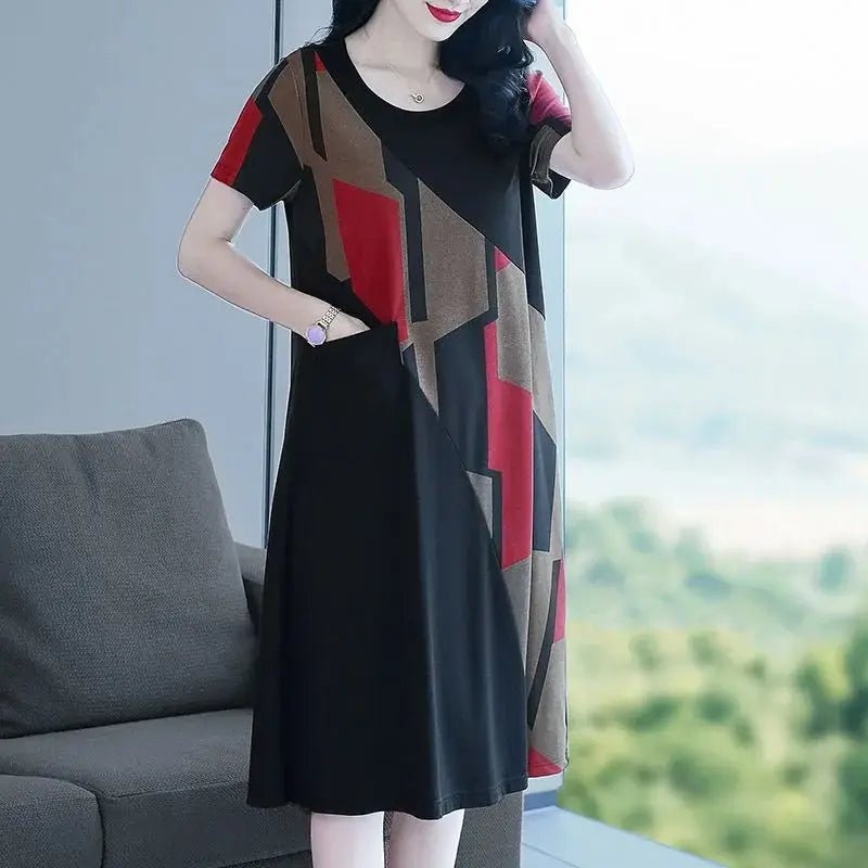 Vestido Solto Estampado Sheyla - Vennanci