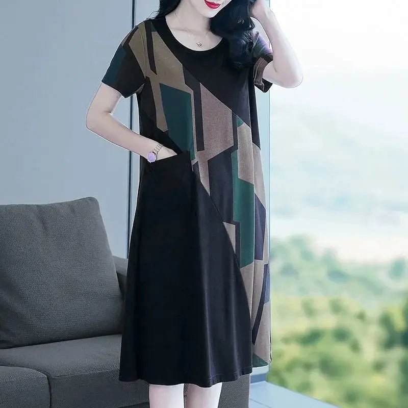 Vestido Solto Estampado Sheyla - Vennanci