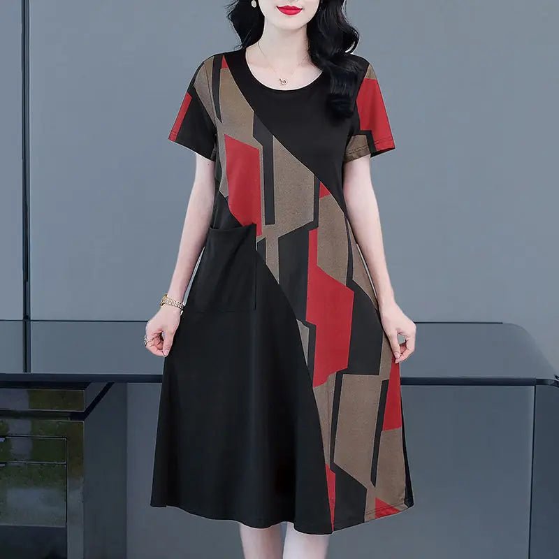 Vestido Solto Estampado Sheyla - Vennanci