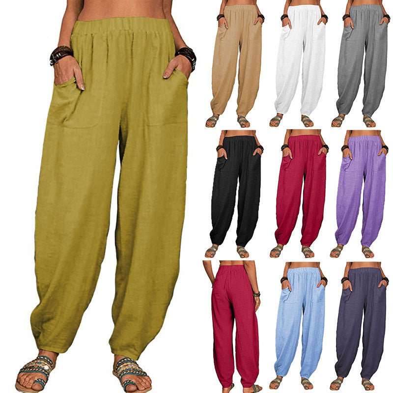 Calça De Linho Feminina - Vennanci