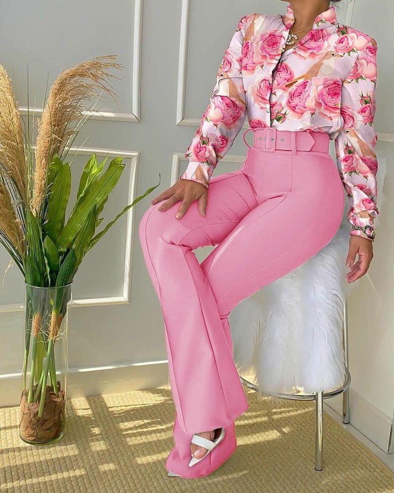 Conjunto Feminino Floral - Vennanci