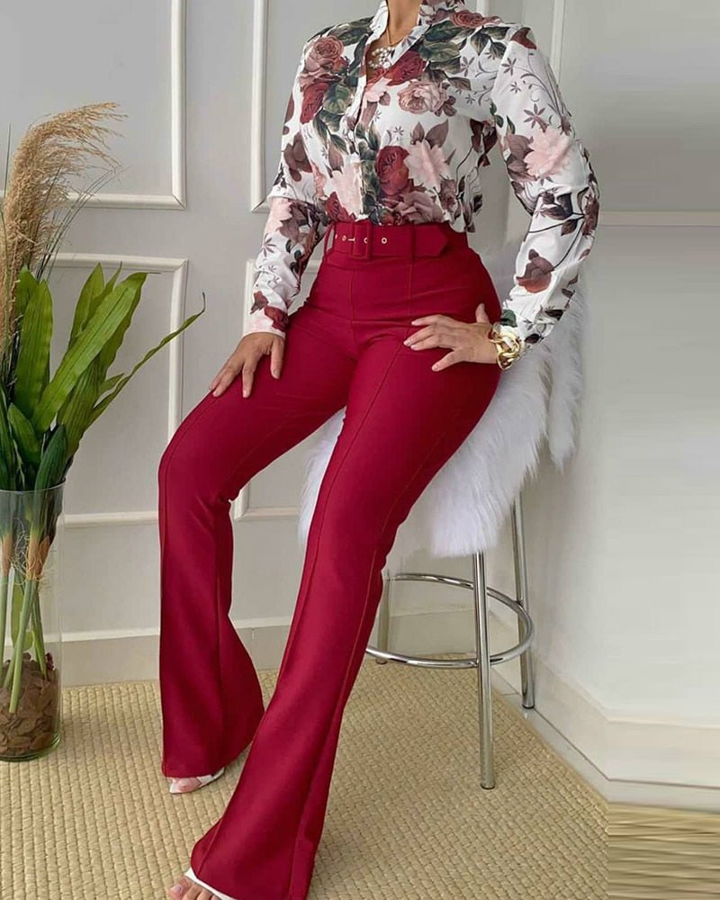 Conjunto Feminino Floral - Vennanci
