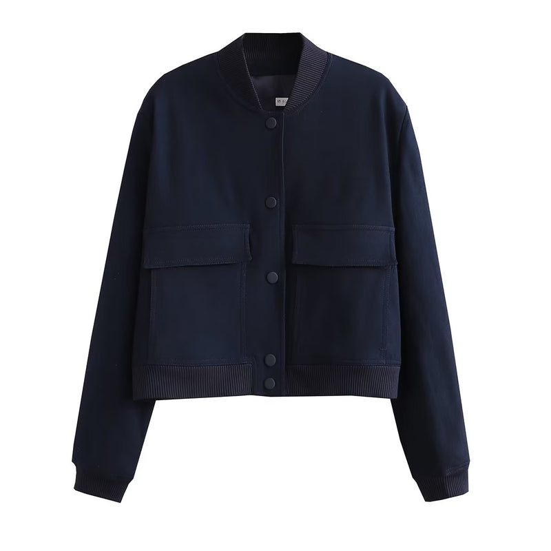 Jaqueta Feminina Bomber Manga Longa - Vennanci