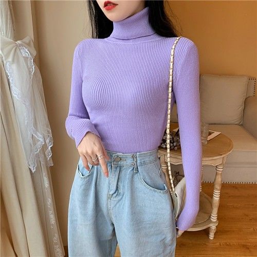 Suéter Feminino Gola Alta