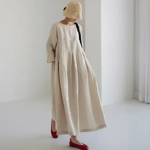 Vestido de Linho Longo - Vennanci