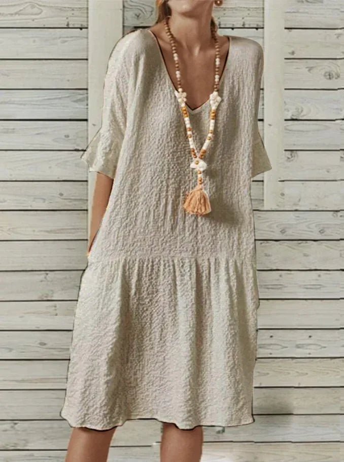 Vestido de Linho Mirian - Vennanci