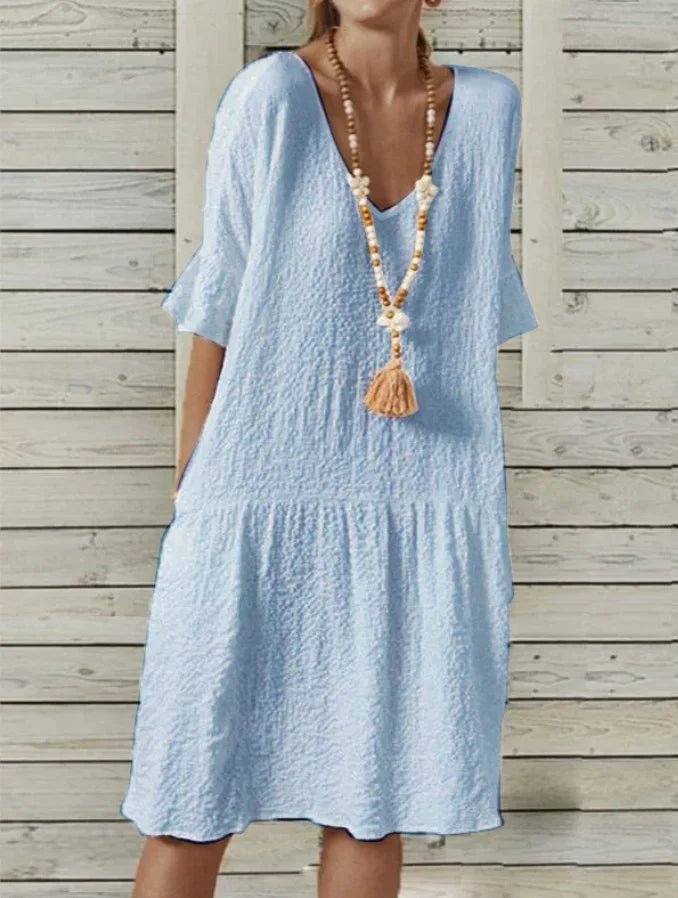 Vestido de Linho Mirian - Vennanci