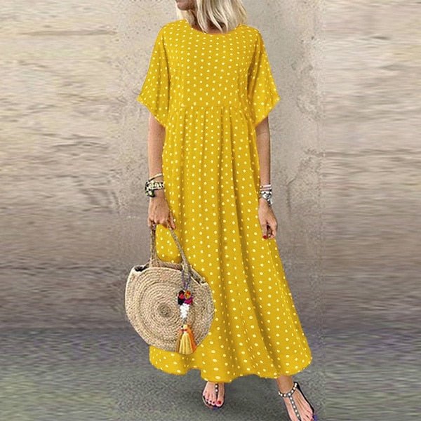 Vestido Estampado Vintage - Libi - Vennanci