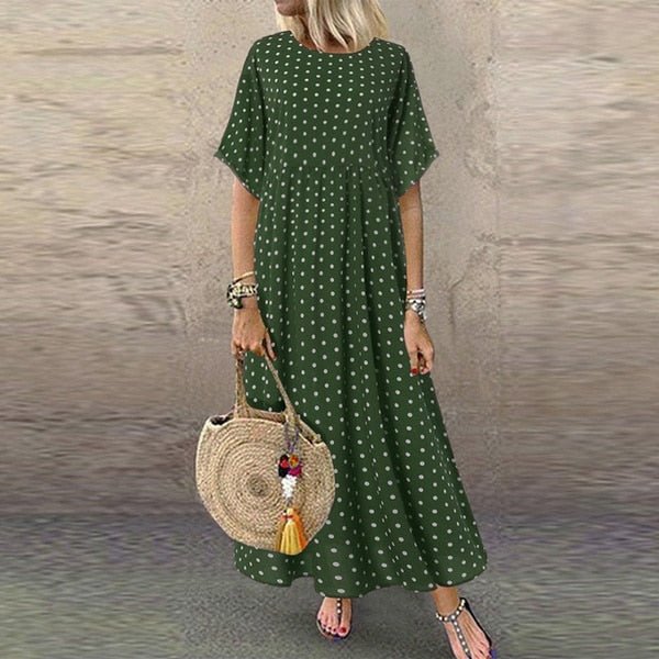 Vestido Estampado Vintage - Libi - Vennanci