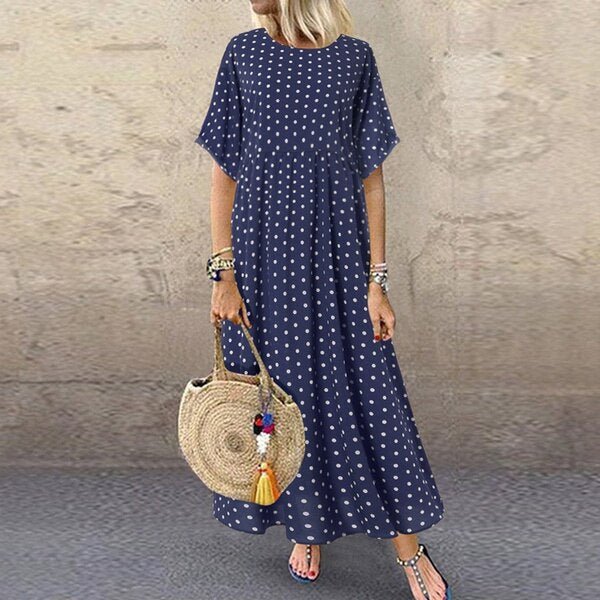 Vestido Estampado Vintage - Libi - Vennanci
