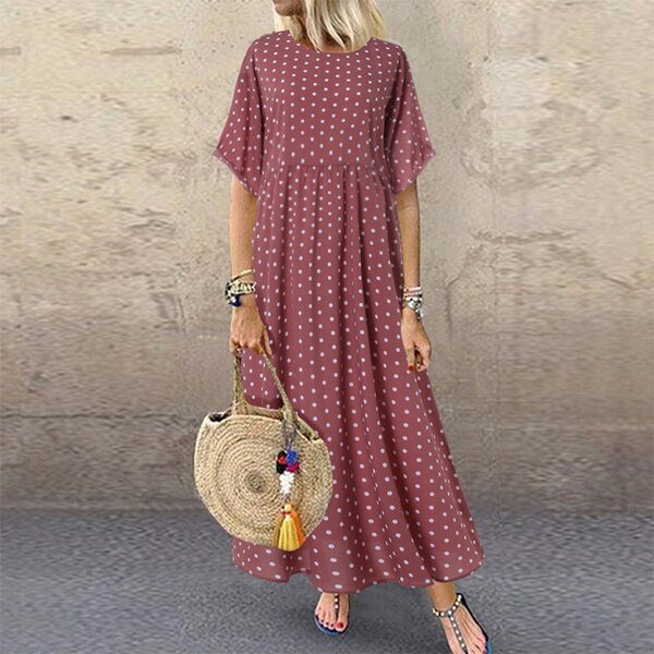Vestido Estampado Vintage - Libi - Vennanci