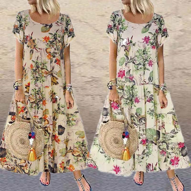 Vestido Longo Vintage - Vennanci