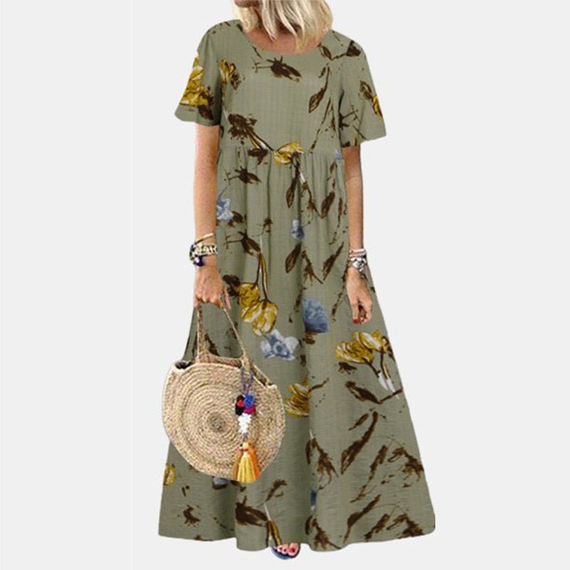 Vestido Longo Vintage - Vennanci