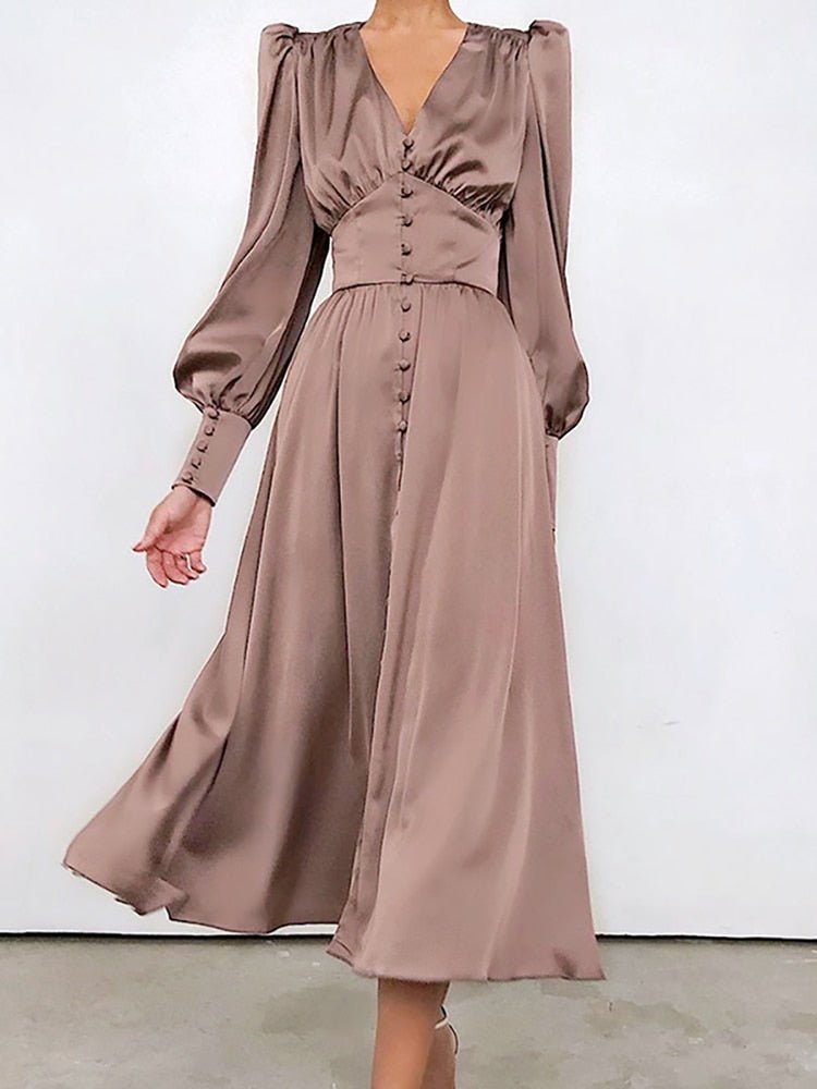 Vestido Midi de Festa - Vennanci